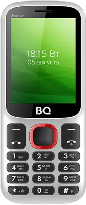 Мобильный телефон BQ-Mobile BQ-1848 Step+ (белый/красный)