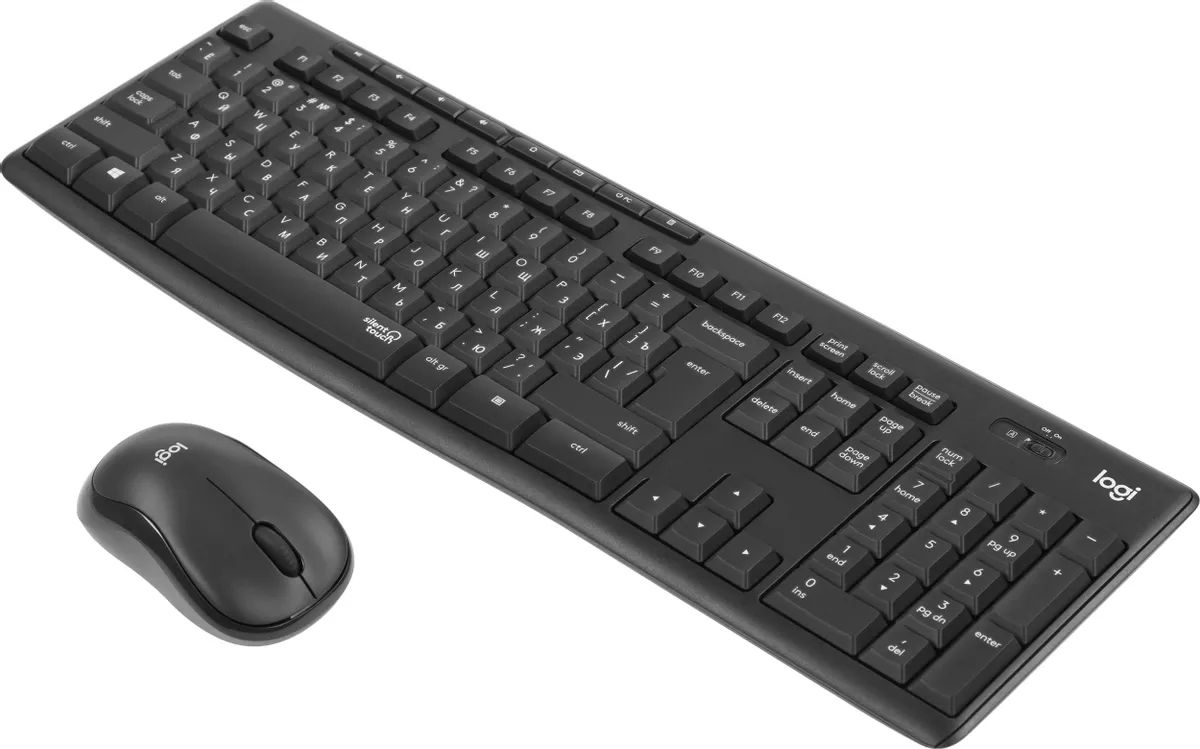 Logitech MK295 Silent (черный)