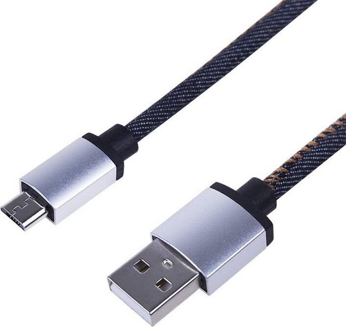 Rexant 18-4242 USB Type-A - microUSB (1 м, синий)