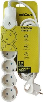 Сетевой фильтр Duwi 32573 4