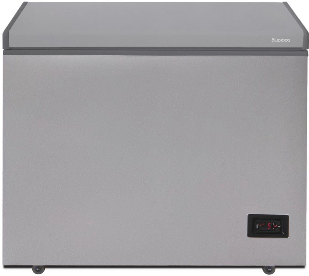 БИРЮСА M210KDN 160л (ларь, глухая крышка) металлик