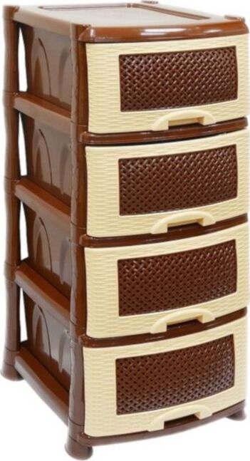 VIOLET ПЛЕТЁНКА беж/корич 4-х секц. 035401