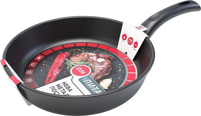 Сковорода НЕВА МЕТАЛЛ ПОСУДА 6128 д.28