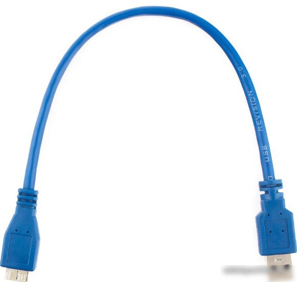 Cablexpert CCP-mUSB3-AMBM-1 USB Type A - microUSB Type B (0.3 м, синий)