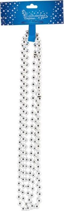 ВОЛШЕБНАЯ СТРАНА Бусы "Классик" цвет серебро 104070