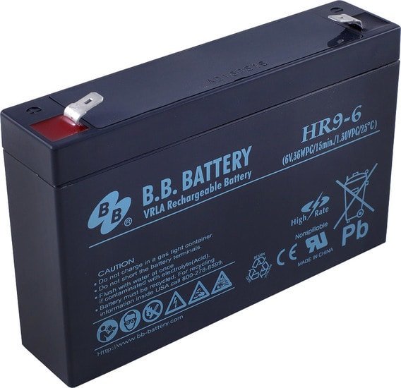B.B. Battery HR9-6 (6В/8 А·ч)