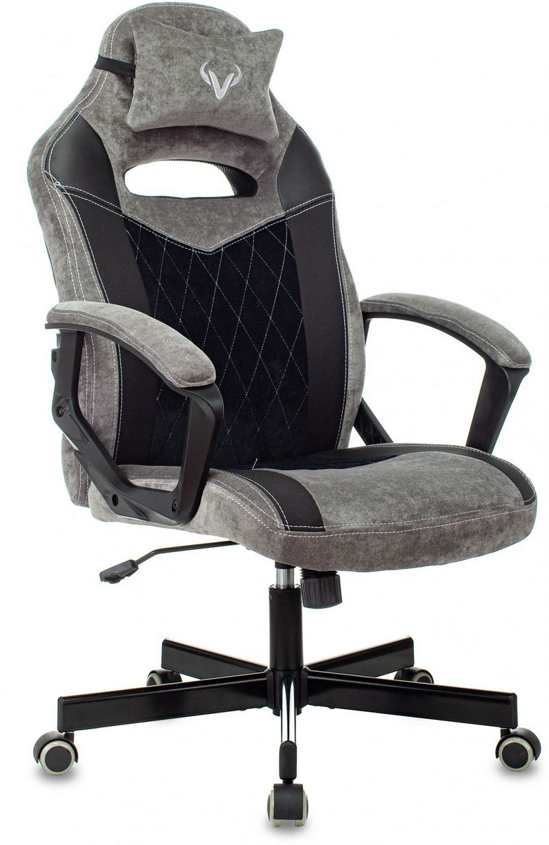 Офисное кресло Бюрократ Zombie Viking 6 Knight Fabric (серый/черный)