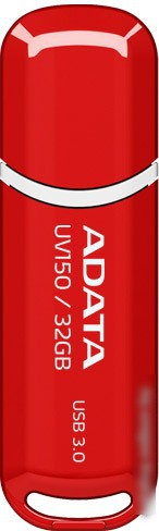 USB Flash A-Data DashDrive UV150 Red 32GB (AUV150-32G-RRD)