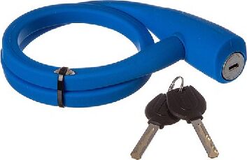 Велозамок STG TY4538 (ключевой, синий)