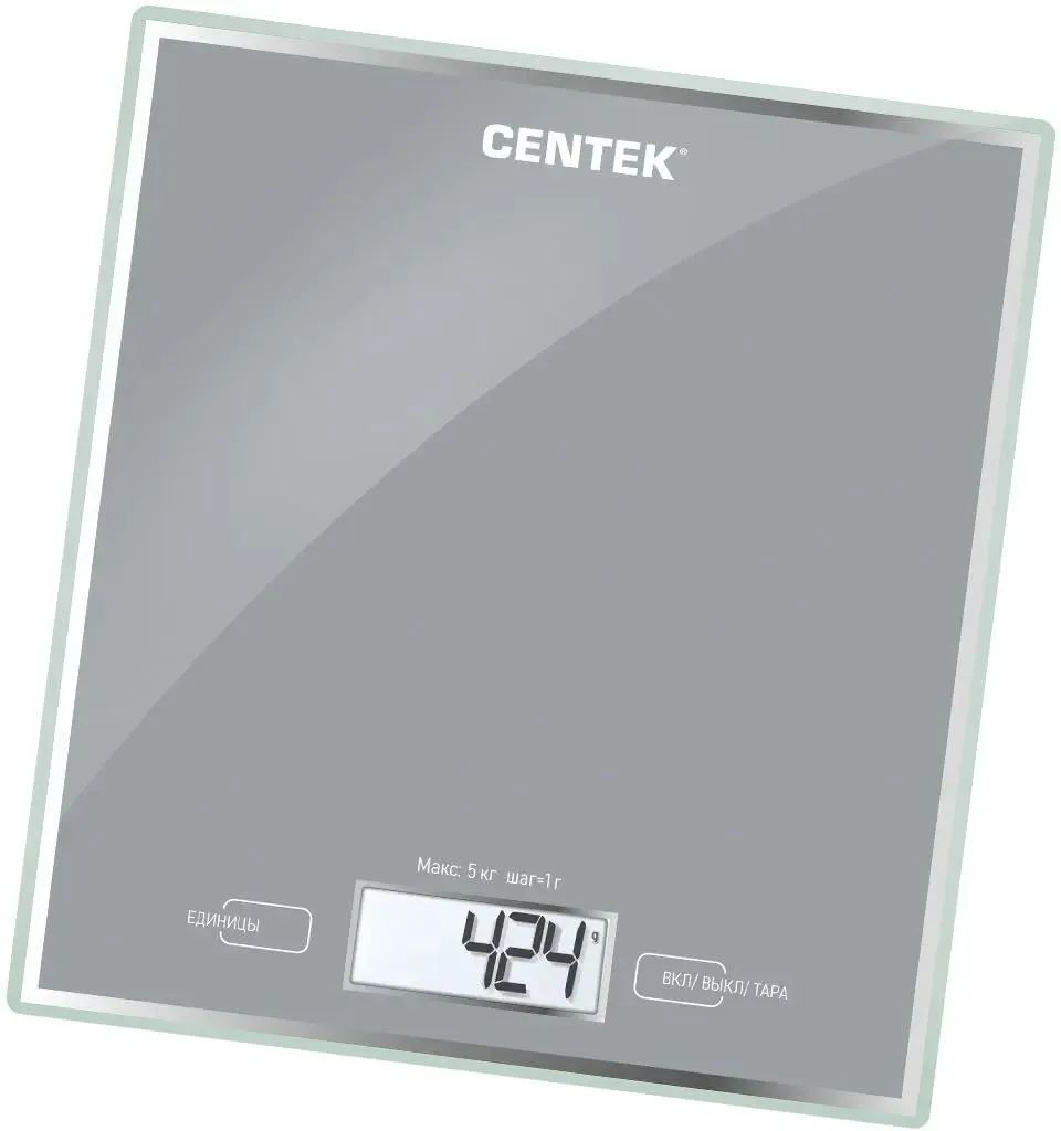 Кухонные весы CENTEK CT-2462 (серебристый)