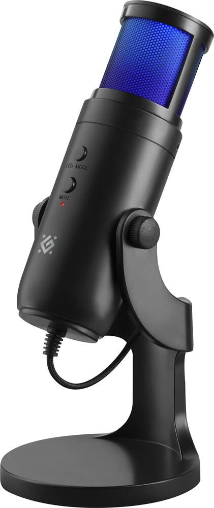 DEFENDER (64625) Galactar GMC 250 USB, LED, провод 1.5 м