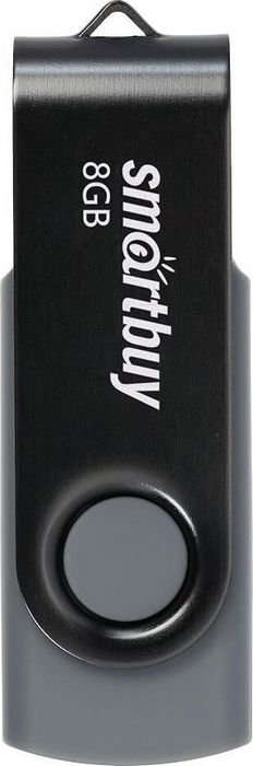 USB Flash SMARTBUY (SB008GB2TWK) UFD 2.0 008GB Twist Black черный