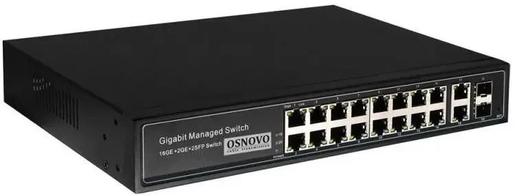 Управляемый коммутатор уровня 2+ Osnovo SW-8182/L(300W)