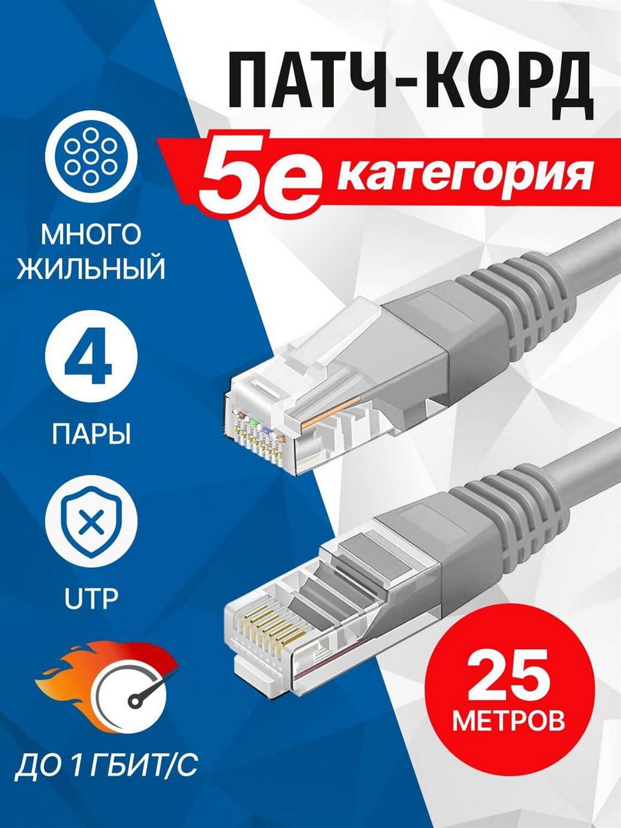 5BITES PUT50-250A UTP / STRANDED / 5E / 25M