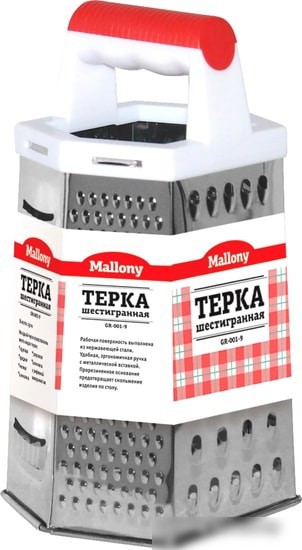 MALLONY Терка шестигранная GR-001-9 (965005)
