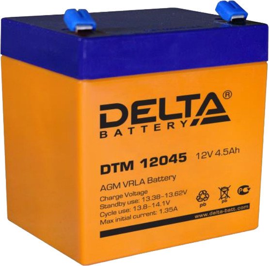 Delta DTM 12045 (12В/4.5 А·ч)