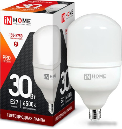 In Home LED-HP-PRO 30Вт 230В Е27 6500К 2850Лм 4690612031088
