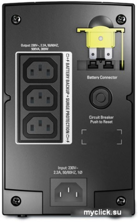 Источник бесперебойного питания APC Back-UPS 500VA (BX500CI)