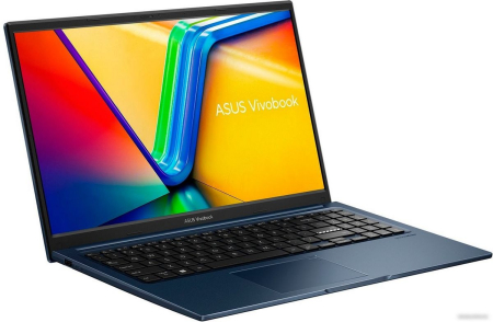 ASUS [Ноутбук] VivoBook X1504MA-BQ601 [90NB17I1-M01140] Quiet Blue 15.6" {FHD Core 3 304/DDR5 8GB/25