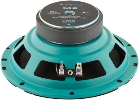 ASPECT CWS-65, Cyan Line, 6,5"(16,5 см), RMS/MAX 70/210 Вт, 4 Ом, 92 дБ, 60 Гц-15 кГц