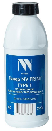 Тонер NV PRINT NV-HPLJP2035(290G)TYPE1 черный (A7084)