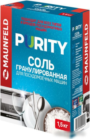 Соль для посудомоечной машины MAUNFELD Purity MDS1500G 1.5 кг