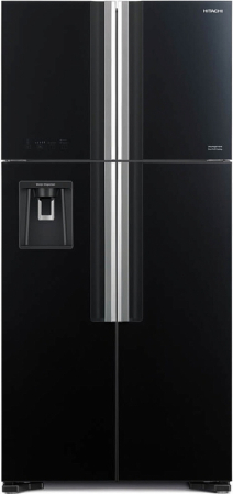 Четырёхдверный холодильник Hitachi R-W660PUC7GBK