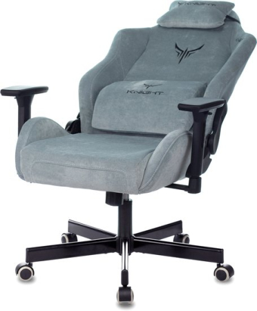 Кресло Zombie Knight N1 Fabric Light-28 (серо-голубой)