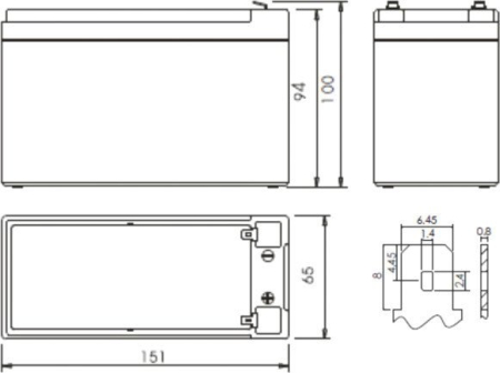 Powerman CA1272/UPS (12В/7.2 А·ч)