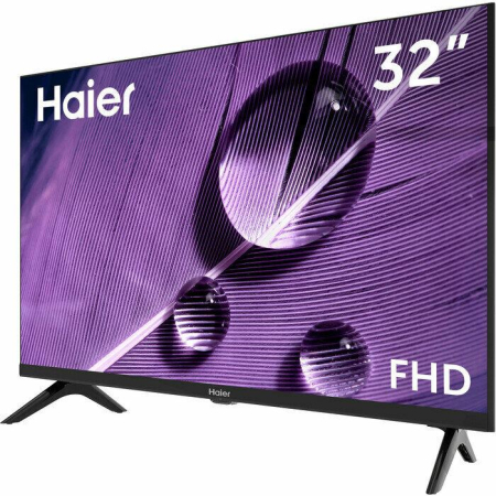 Телевизор HAIER 32 SMART TV S1, FULL HD, черный, СМАРТ ТВ, ANDROID