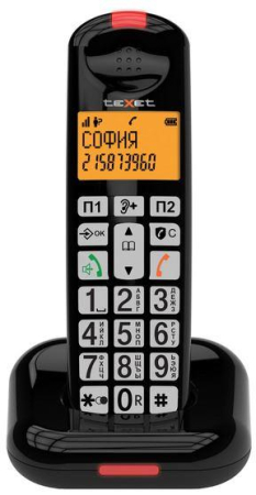 Радиотелефон TEXET TX-D7855A черный (127222)