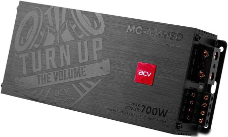ACV MC-4.100BD micro 4*100Вт\4-3-2 канал\4-2Ом\HPF\LPF\High-input\Bluetooth\D class