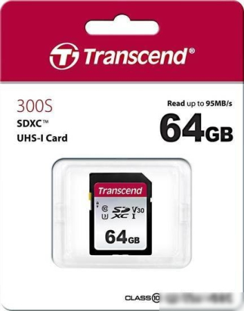 Карта памяти Transcend SDXC 300S 64GB