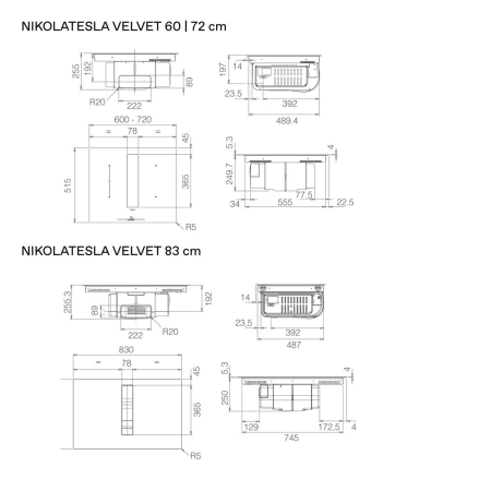 Варочная панель Elica Nikolatesla Velvet BL/A/83 PRF0196872