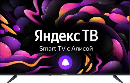 Телевизор STARWIND SW-LED43UG403 SMART Яндекс.ТВ Frameless Ultra HD черный