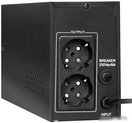 Источник бесперебойного питания ExeGate UNB-650.LED.AVR.EURO EP285601RUS