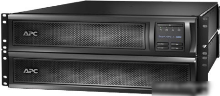 Источник бесперебойного питания APC Smart-UPS X 3000VA Rack/Tower LCD 200-240V (SMX3000RMHV2UNC)