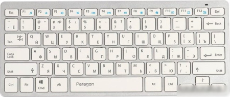 Клавиатура + мышь QUMO Paragon (серебристый/белый)