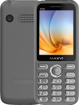 Мобильный телефон Maxvi K15n (серый)