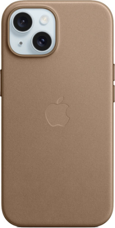 Чехол для телефона Apple MagSafe FineWoven Case для iPhone 15 (серо-коричневый)