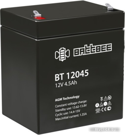 Аккумулятор для ИБП BattBee BT 12045 (12В/4.5Ач)
