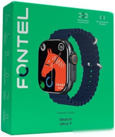 FONTEL iWatch Ultra 9, черный
