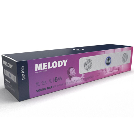 Саундбар-колонка PERFEO (PF-A4339) MELODY белый