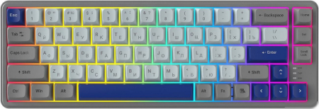 RITMIX RKB-568BL Blue голубой-серый