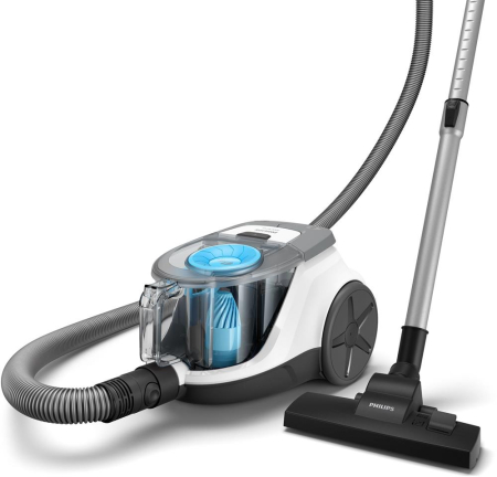 Пылесос PHILIPS Пылесос Capacity 1.3 л Noise 82 дБ белый / синий Weight 4.4 кг XB2023/01