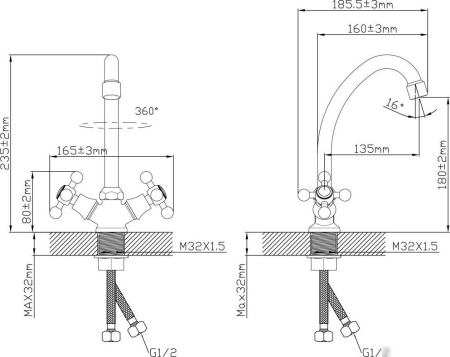 OASIS L3014HCG_Vin для раковины