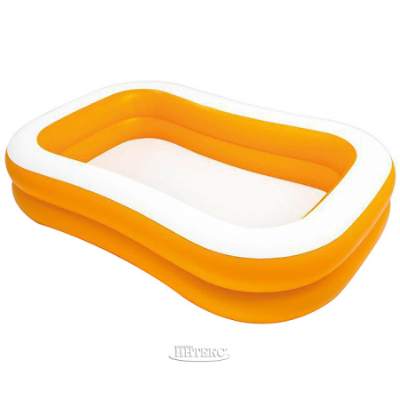 INTEX Бассейн надувной 163x107x46 см. Прямоугольный овальный (в коробке) Арт. 57181NP