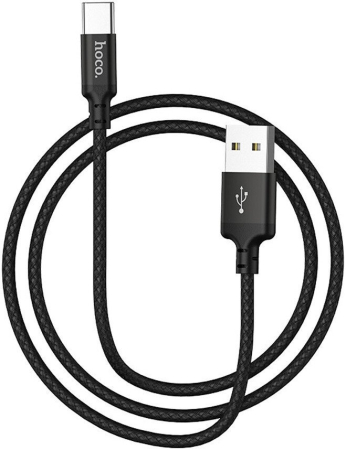 HOCO (6957531062868) X14 USB (m)-Type-C (m) 1.0м - черный