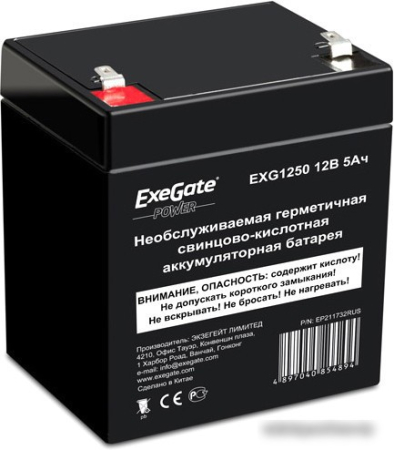 ExeGate Power EXG 1250 (12В/5 А·ч) [EP211732RUS]