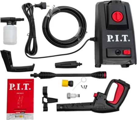 P.I.T. Мойка высокого давления электрич. PHP120-C1 (1600Вт, 120бар, 390л/час)